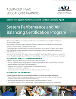 System Performance & Air Balancing