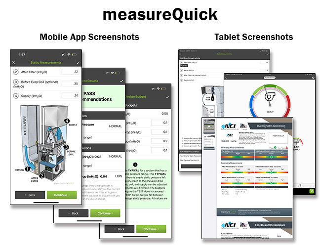 measureQuick AirMaxx Screencaps