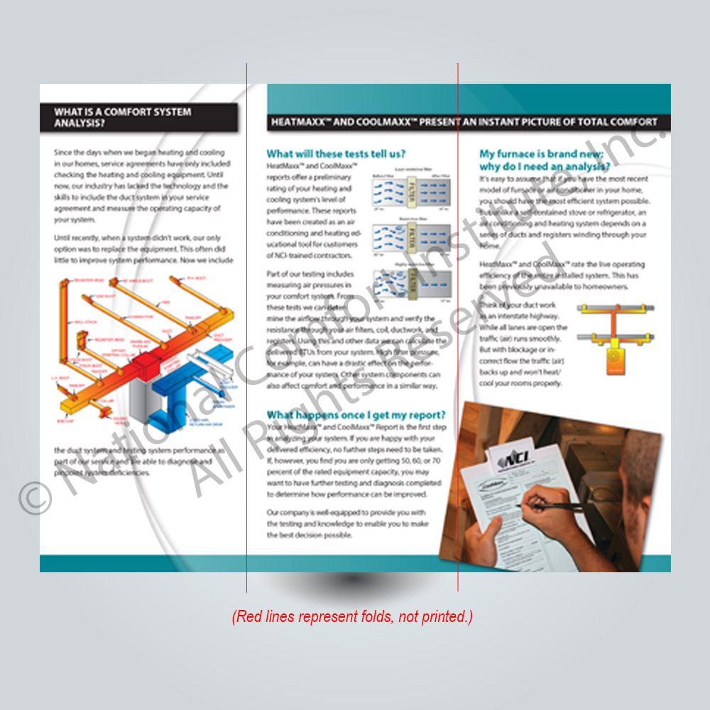 HeatMaxx and CoolMaxx Brochure Back