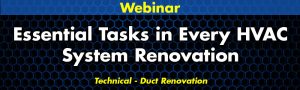 Essential Tasks in Every HVAC System Renovation