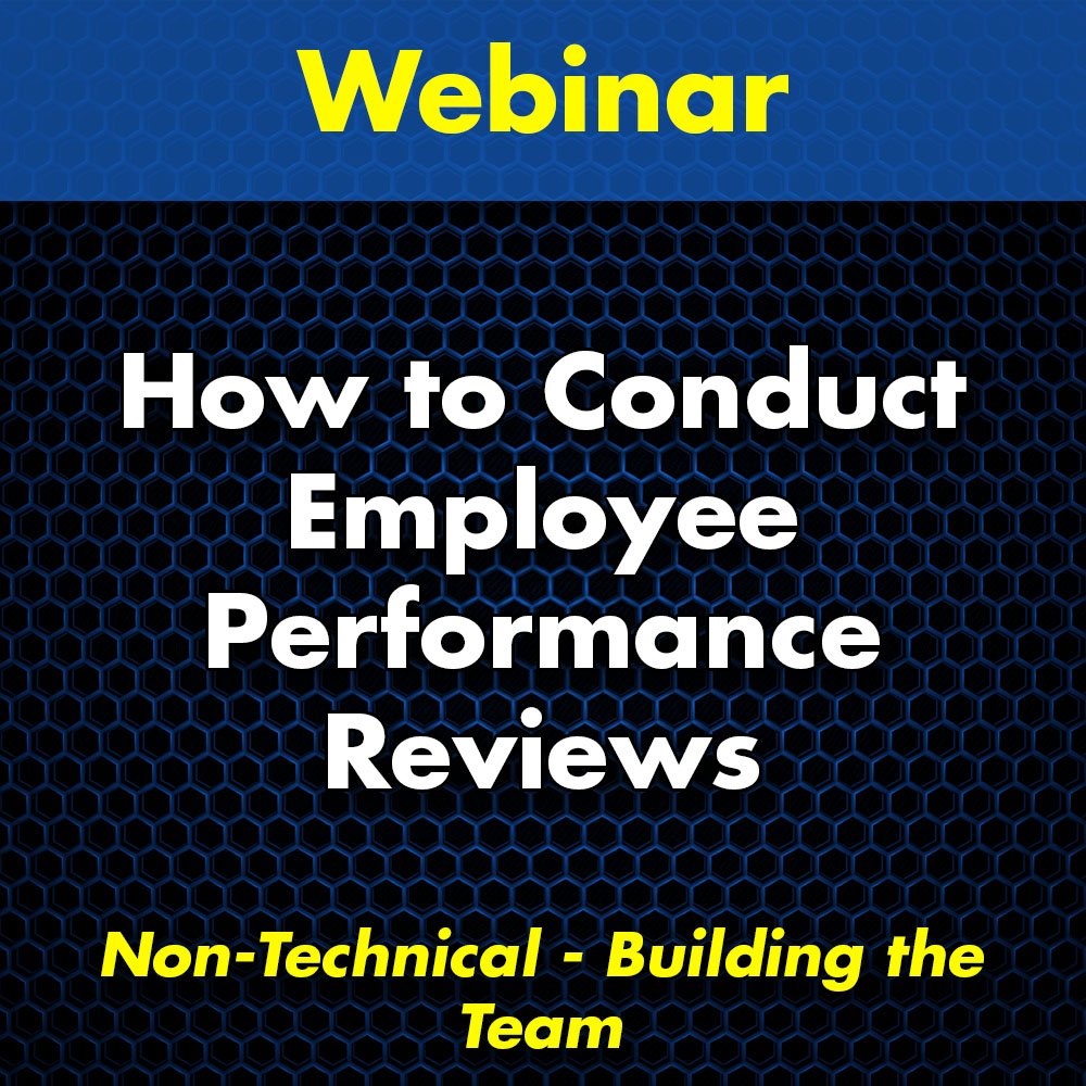 How to Conduct Employee Performance Reviews Webinar