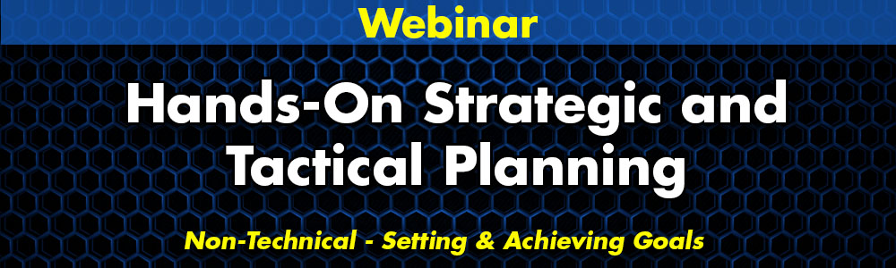 Tactical Planning Webinar